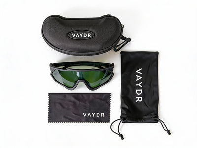 Vaydr Eclipse tactical-style privacy sunglasses, lifestyle